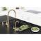 Franke 8.75-In Double Handle Hot And Cold Water Filtration Faucet In Gold,  UNJ-HC-GLD - alternate 3